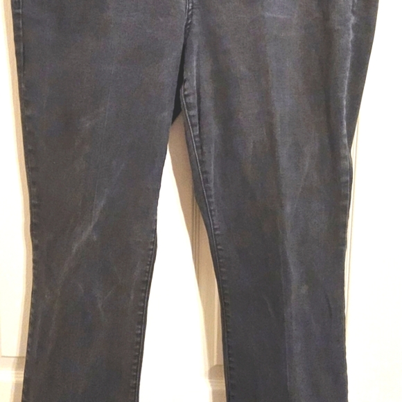 Lane Bryant Black Straight Leg Denim - Picture 1 of 4
